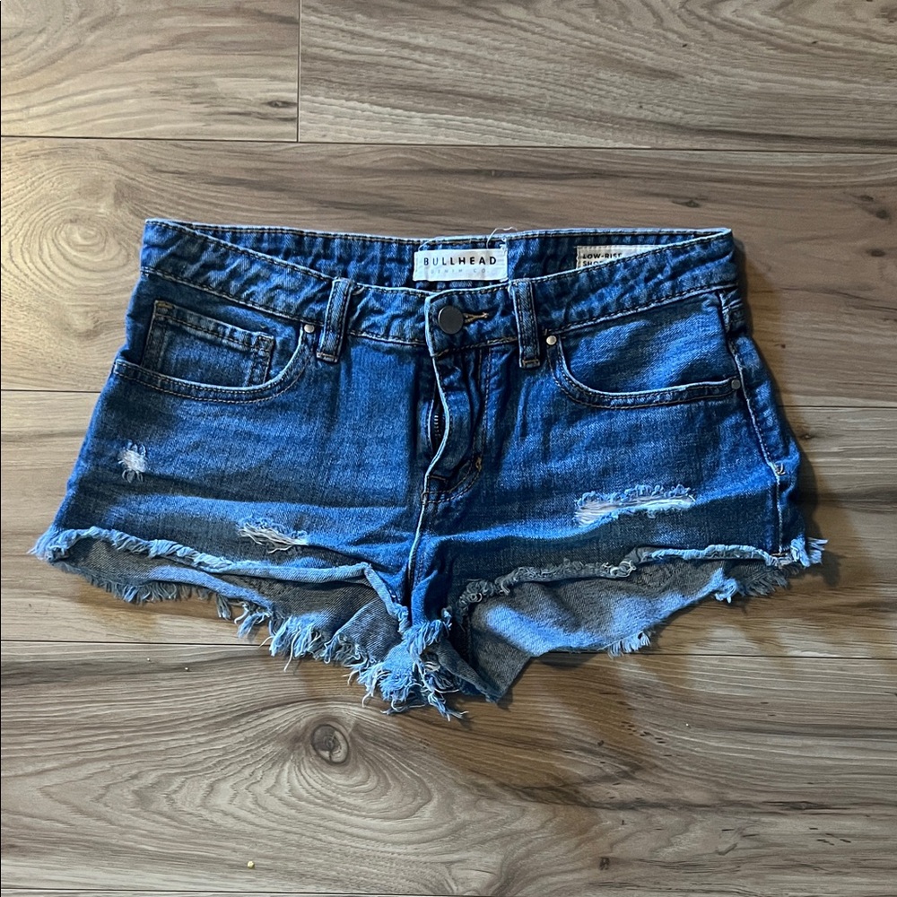 Bullhead Distressed Blue Jean Shorts